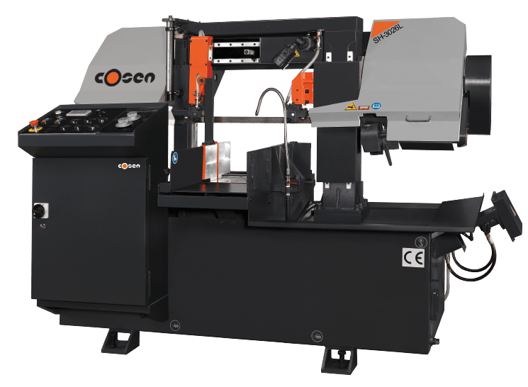 SH-3026L Cosen Semi Automatic Horizontal Band Saw - Cosen Saws