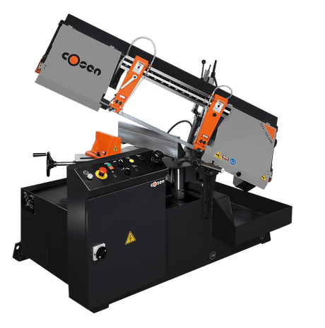 SH-460M Cosen Semi-Automatic Horizontal Scissor Style, Mitering Band Saw - Cosen Saws