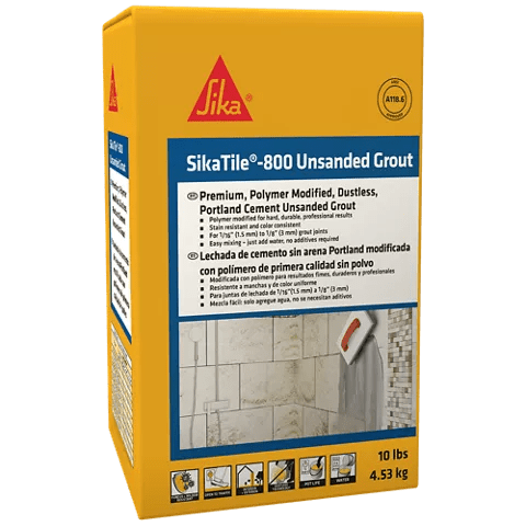 SikaTile®-800 Unsanded Grout (4 Bags of 10 LB) - Sika