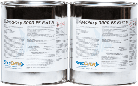 SpecPoxy 3000 FS - Fast Setting ASTM 881 Compliant Hi-Mod, Gel Viscosity Epoxy - SpecChem