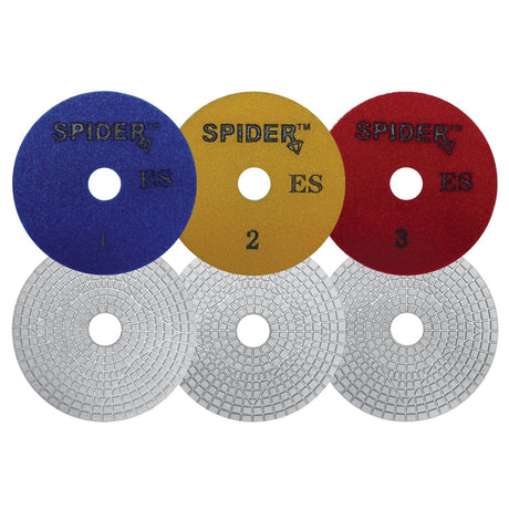 Spider™ 3 Step ES Wet Polishing Pads Nikon