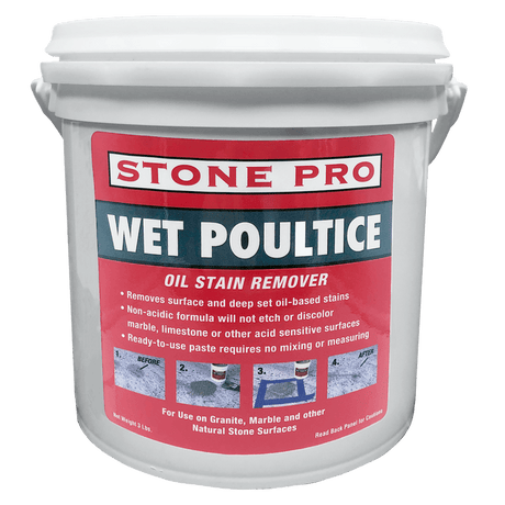 Stone Pro Wet Poultice Oil Stain Remover - Stone Pro