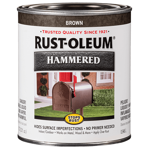 Stops Rust® Spray Paint And Rust Prevention Hammered Brush-On Paint - Quart (2 Count) - Rust-Oleum