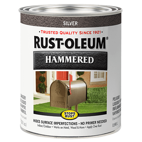 Stops Rust® Spray Paint And Rust Prevention Hammered Brush-On Paint - Quart (2 Count) - Rust-Oleum