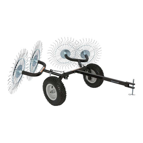 Strongway Acreage Rake | 48 In. | 4 Tine Reels - Strongway