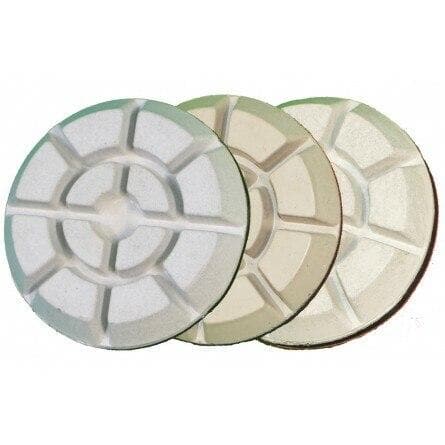 Three Step Floor Polishing Pucks - Diamond Products