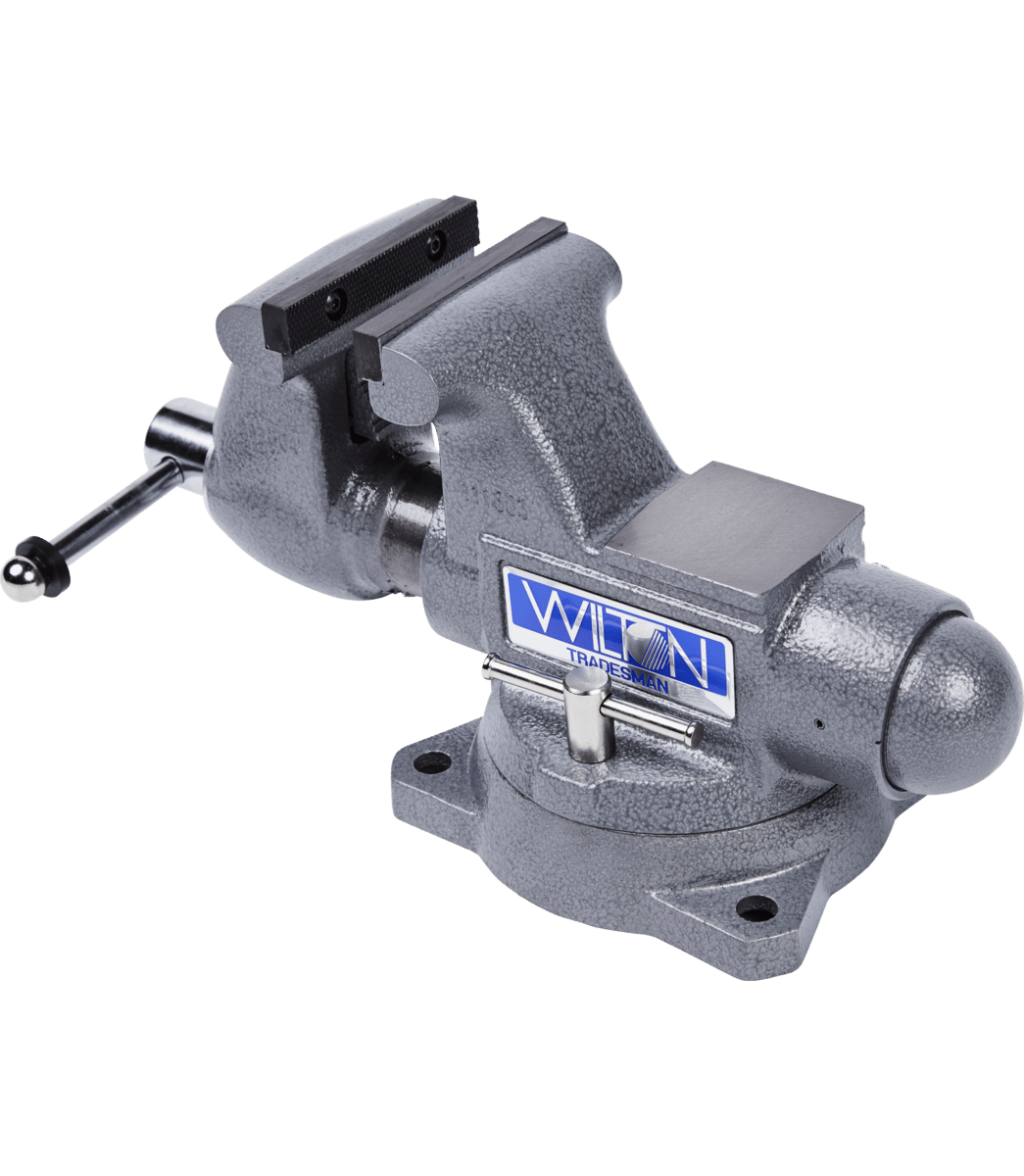 Tradesman 1745 Bench Vise, 4-1/2" Jaw Width, 3-1/2" Jaw Opening, 3-1/4" Throat Depth - Wilton