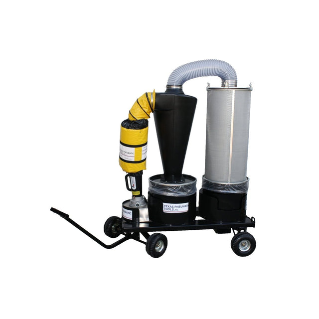 TX-DCS3 - Portable Dust Collection System (3") - Texas Pneumatic Tools