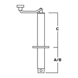 Ultra-Tow Topwind A-Frame Jack | 3000-Lb. Lift Cap. - Ultra-Tow