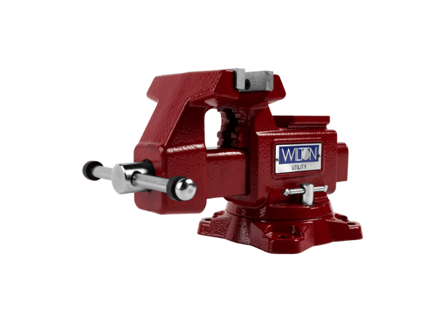 Utility Bench Vise 4-1/2” Jaw Width, 4" Jaw Opening, 360° Swivel Base - Wilton