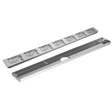 VLMP Drain Channel and Design Grate Penta Stainless Steel Brushed - Dural