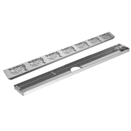 VLMP Drain Channel and Design Grate Penta Stainless Steel Brushed - Dural