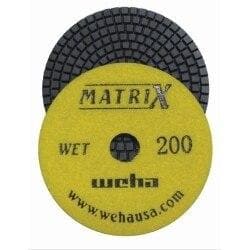 Weha 4" Matrix Diamond Polishing Pads - Weha