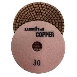 Weha Copper Bond Diamond Polishing Pads 15400 Weha 30 Grit Copper