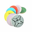 White Floor Polishing Pads: 3 Inch - Diamond Tool Store