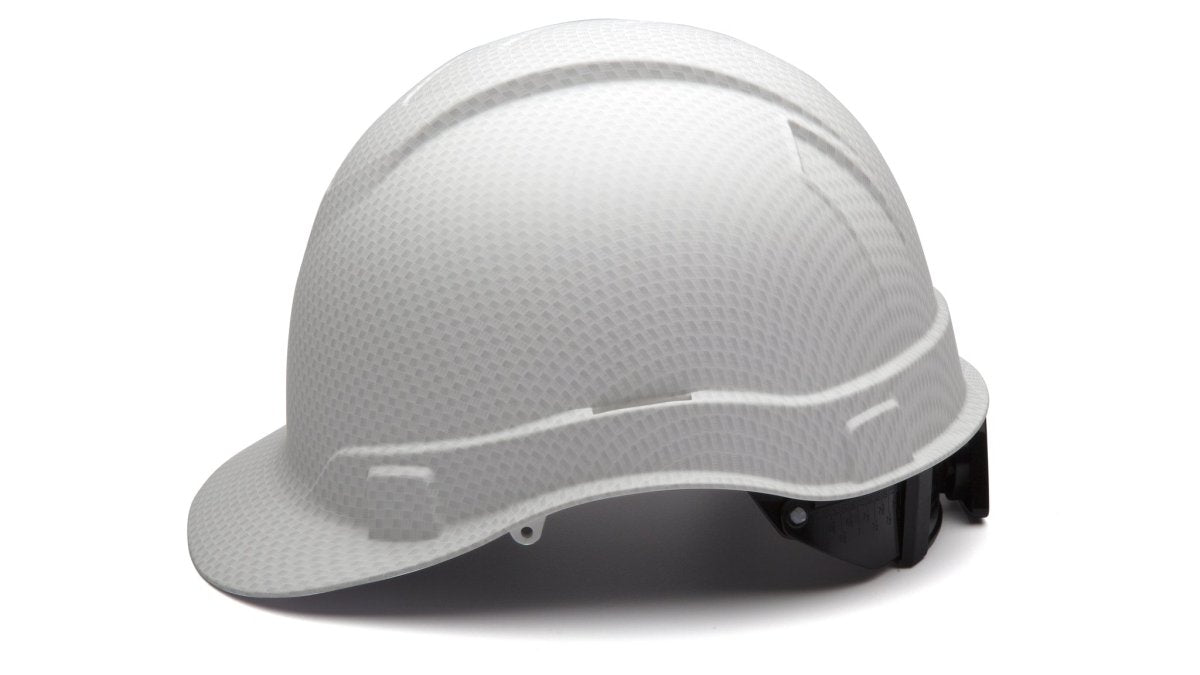 White Ridgeline Cap Style Hard Hat - Matte Finish - Box of 10 - Pyramex