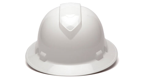 White Ridgeline Full Brim Hard Hat - Box of 10 - Pyramex