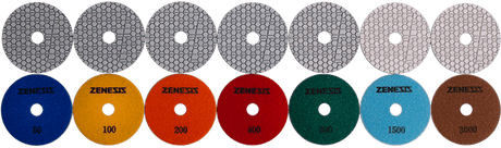 Zenesis™ Hybrid White Resin Polishing Pads Zenesis